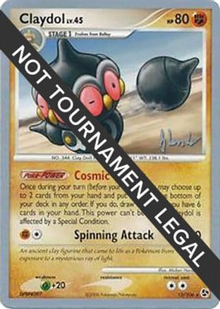 Claydol - 2008 (Dylan Lefavour) — World Championship Decks Pokémon TCG card by Dylan Lefavour