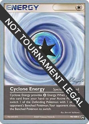 Cyclone Energy - 2008 (Jason Klaczynski) — World Championship Decks Pokémon TCG card by Jason Klaczynski