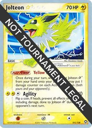 Jolteon Star - 2008 (Jason Klaczynski) — Pokémon TCG card