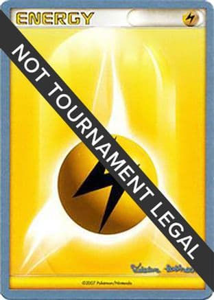 Lightning Energy - 2008 (Tristan Robinson) — World Championship Decks Pokémon TCG card by Tristan Robinson