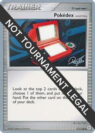 Pokedex (HANDY910is) - 2008 (Paul Atanassov) — World Championship Decks Pokémon TCG card by Paul Atanassov