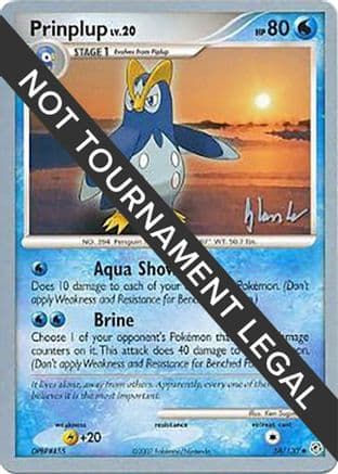 Prinplup (58) - 2008 (Dylan Lefavour) — World Championship Decks