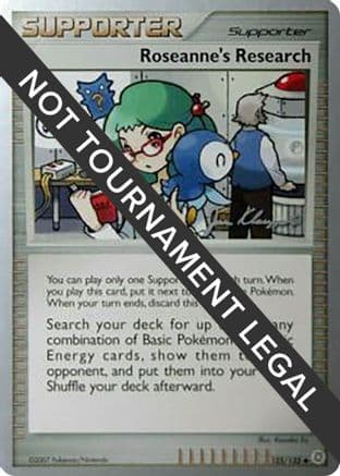 Roseanne's Research - 2008 (Jason Klaczynski) — World Championship Decks Pokémon TCG card by Jason Klaczynski