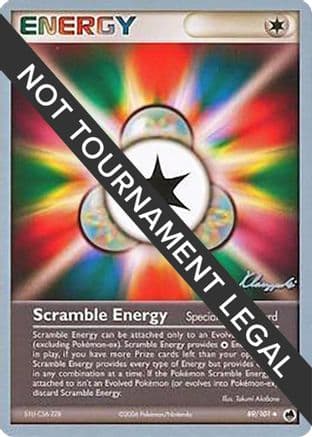 Scramble Energy - 2008 (Jason Klaczynski) — World Championship Decks Pokémon TCG card by Jason Klaczynski