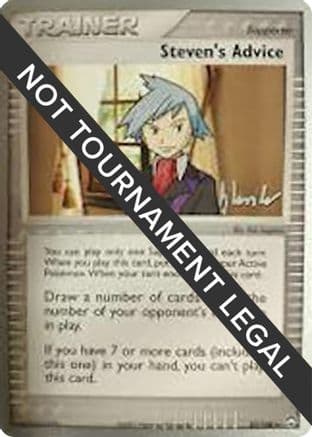 Steven's Advice - 2008 (Dylan Lefavour) — World Championship Decks Pokémon TCG card by Dylan Lefavour