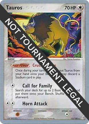 Tauros - 2008 (Dylan Lefavour) — World Championship Decks Pokémon TCG card by Dylan Lefavour