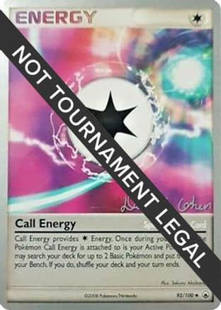 Call Energy - 2009 (David Cohen) — World Championship Decks Pokémon TCG card by David Cohen