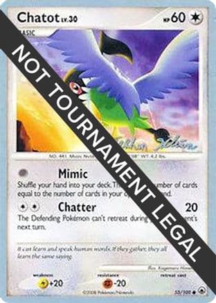 Chatot - 2009 (Stephen Silvestro) — World Championship Decks Pokémon TCG card by Stephen Silvestro