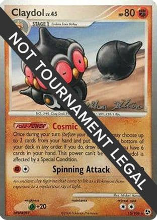 Claydol - 2009 (Stephen Silvestro) — World Championship Decks Pokémon TCG card by Stephen Silvestro