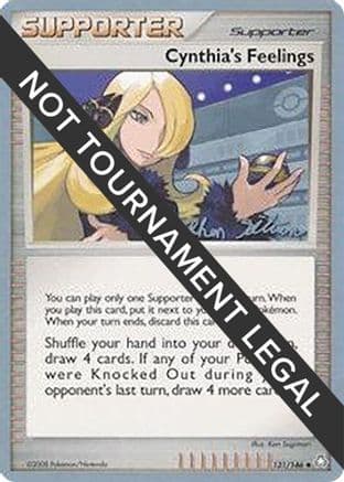 Cynthia's Feelings - 2009 (Stephen Silvestro) — World Championship Decks Pokémon TCG card by Stephen Silvestro