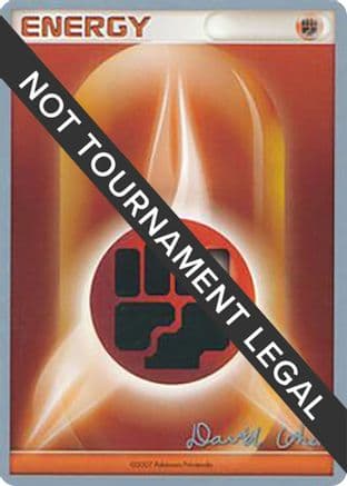 Fighting Energy - 2009 (David Cohen) — World Championship Decks Pokémon TCG card by David Cohen