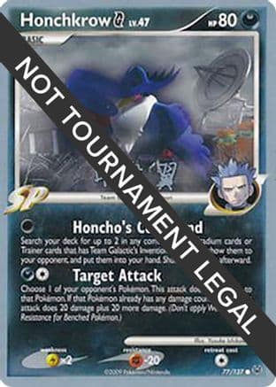 Honchkrow G - 2009 (Tsubasa Nakamura) — World Championship Decks