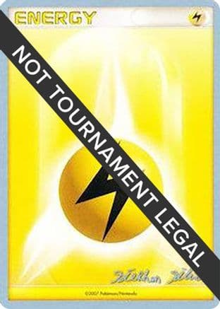 Lightning Energy - 2009 (Stephen Silvestro) — World Championship Decks Pokémon TCG card by Stephen Silvestro