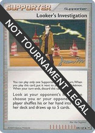 Looker's Investigation - 2009 (Jason Martinez) — World Championship Decks Pokémon TCG card by Jason Martinez