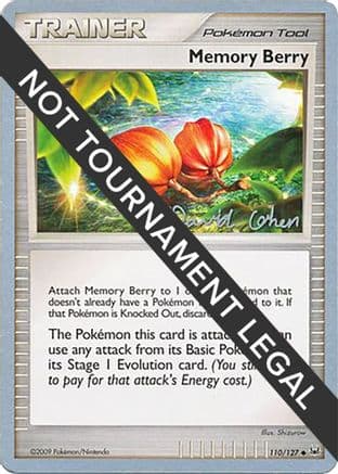 Memory Berry - 2009 (David Cohen) — World Championship Decks Pokémon TCG card by David Cohen