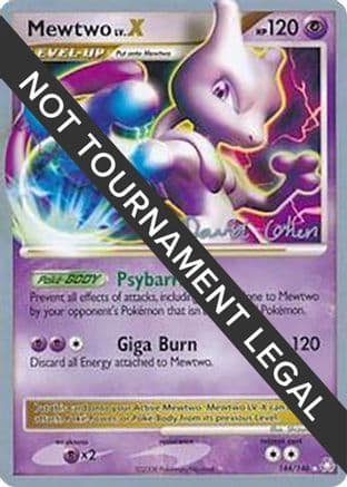 Mewtwo LV.X - 2009 (David Cohen) — World Championship Decks Pokémon TCG card by Ohtin