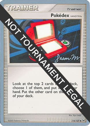 Pokedex (HANDY910is) - 2009 (Jason Martinez) — World Championship Decks Pokémon TCG card by Jason Martinez