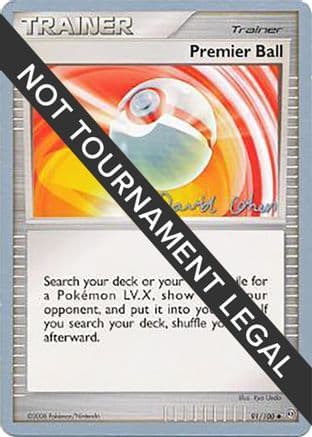 Premier Ball - 2009 (David Cohen) — World Championship Decks Pokémon TCG card by David Cohen