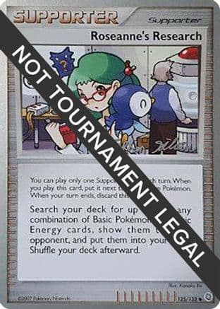 Roseanne's Research - 2009 (Stephen Silvestro) — World Championship Decks Pokémon TCG card by Stephen Silvestro
