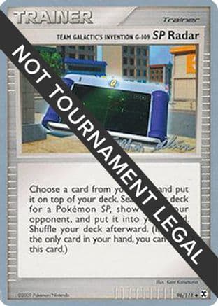 Team Galactic's Invention G-109 SP Radar - 2009 (Stephen Silvestro) — World Championship Decks Pokémon TCG card by Stephen Silvestro