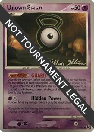 Unown [G] - 2009 (Stephen Silvestro) — World Championship Decks