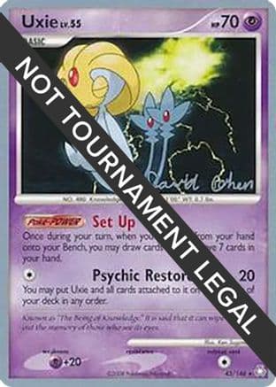 Uxie - 2009 (David Cohen) — World Championship Decks Pokémon TCG card by David Cohen