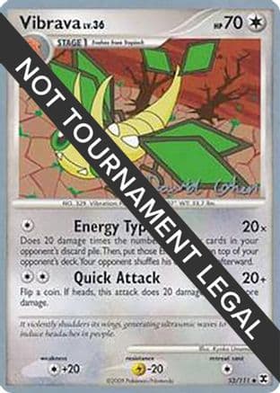 Vibrava - 2009 (David Cohen) — World Championship Decks Pokémon TCG card by David Cohen