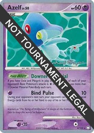 Azelf (4) - 2010 (Mychael Bryan) — World Championship Decks Pokémon TCG card by Kagemaru Himeno
