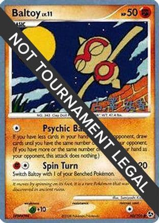 Baltoy - 2010 (Yuka Furusawa) — World Championship Decks Pokémon TCG card by Yuka Furusawa