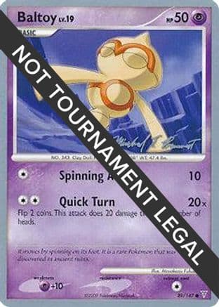 Baltoy - 2010 (Michael Pramawat) — World Championship Decks Pokémon TCG card by Mitsuhiro Arita