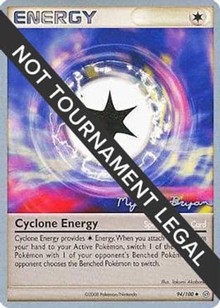 Cyclone Energy - 2010 (Mychael Bryan) — World Championship Decks Pokémon TCG card by Mychael Bryan