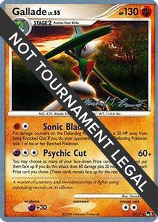 Gallade - 2010 (Michael Pramawat) — World Championship Decks Pokémon TCG card by Michael Pramawat