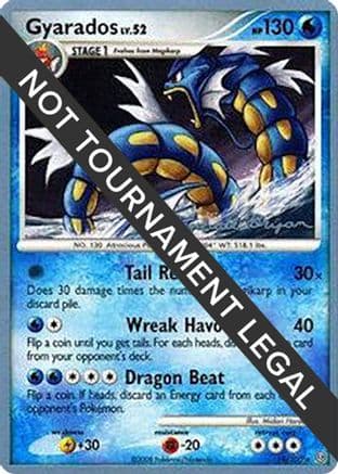 Gyarados - 2010 (Mychael Bryan) — World Championship Decks Pokémon TCG card by Mychael Bryan