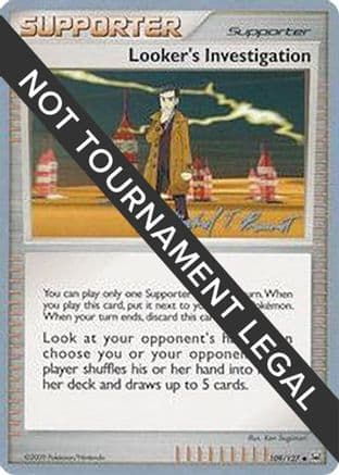 Looker's Investigation - 2010 (Michael Pramawat) — World Championship Decks Pokémon TCG card by Michael Pramawat