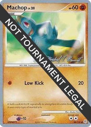 Machop - 2010 (Michael Pramawat) — World Championship Decks Pokémon TCG card by Michael Pramawat