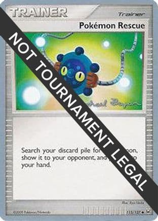 Pokemon Rescue - 2010 (Mychael Bryan) — World Championship Decks Pokémon TCG card by Mychael Bryan