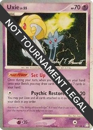 Uxie - 2010 (Michael Pramawat) — World Championship Decks Pokémon TCG card by Michael Pramawat