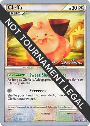 Cleffa - 2011 (Ross Cawthon) — World Championship Decks Pokémon TCG card by Caitlin Cawthon