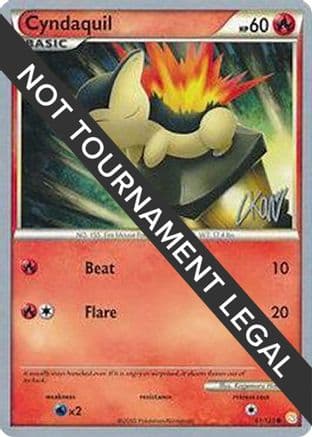 Cyndaquil - 2011 (Christopher Kan) — World Championship Decks