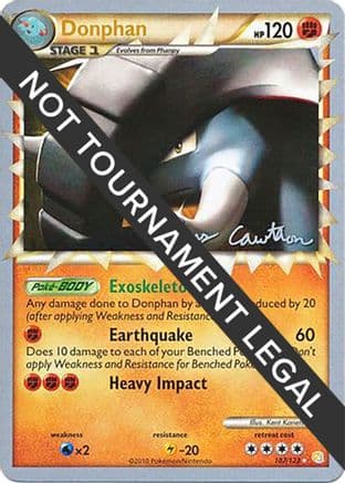 Donphan - 2011 (Ross Cawthon) — World Championship Decks Pokémon TCG card by Karl Cawthon