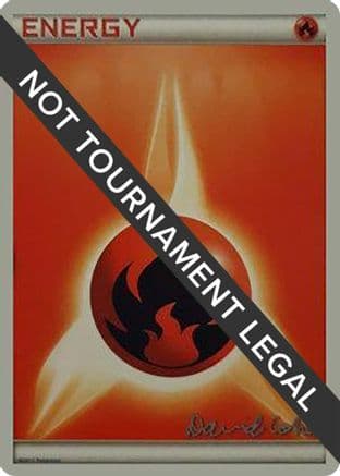Fire Energy - 2011 (David Cohen) — World Championship Decks Pokémon TCG card by David Cohen
