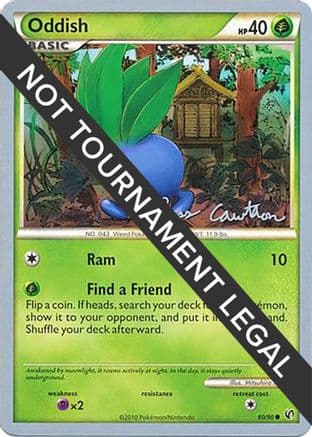 Oddish - 2011 (Ross Cawthon) — World Championship Decks Pokémon TCG card by Ross Cawthon