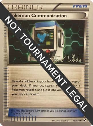 Pokemon Communication - 2011 (Gustavo Wada) — World Championship Decks Pokémon TCG card by Gustavo Wada