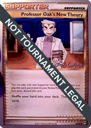 Professor Oak's New Theory - 2011 (David Cohen) — World Championship Decks Pokémon TCG card by David Cohen