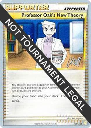 Professor Oak's New Theory - 2011 (Christopher Kan) — World Championship Decks Pokémon TCG card by Christopher Kan