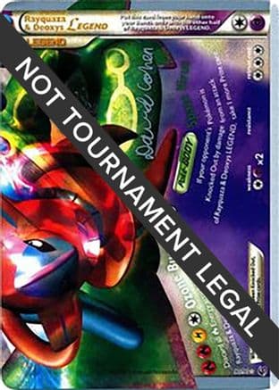 Rayquaza & Deoxys Legend (90) - 2011 (David Cohen) — World Championship Decks Pokémon TCG card by David Cohen
