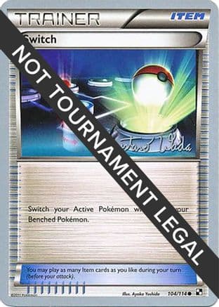 Switch - 2011 (Gustavo Wada) — World Championship Decks Pokémon TCG card by Gustavo Wada