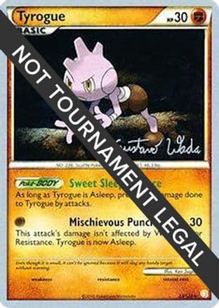 Tyrogue - 2011 (Gustavo Wada) — World Championship Decks Pokémon TCG card by Gustavo Wada