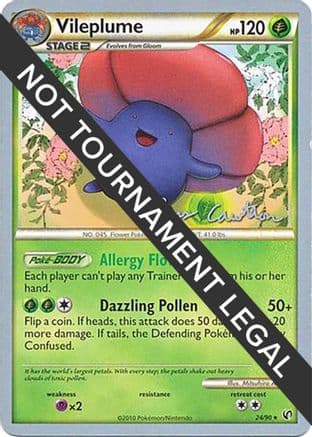 Vileplume - 2011 (Ross Cawthon) — World Championship Decks Pokémon TCG card by Ross Cawthon