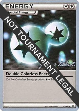 Double Colorless Energy - 2012 (Zachary Bokhari) — World Championship Decks Pokémon TCG card by Zachary Bokhari